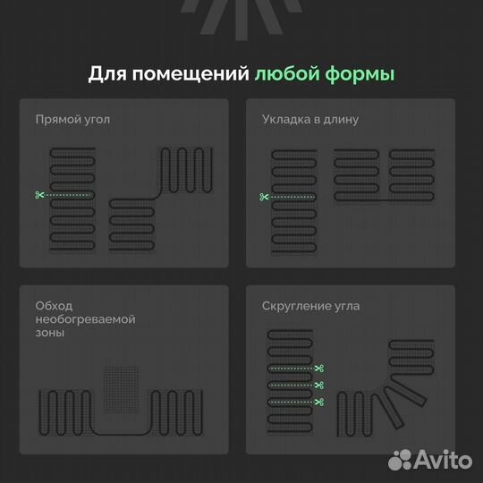 Комплект теплого пола с терморегулятором