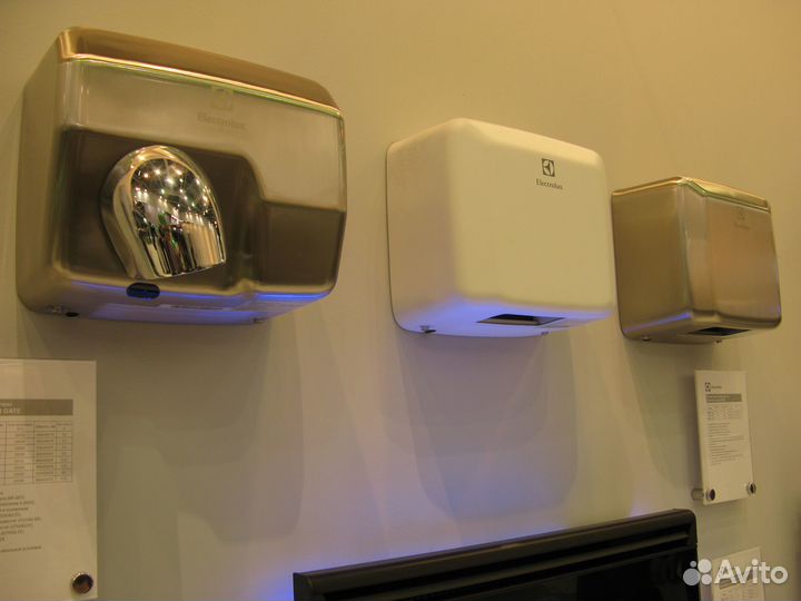 Антивандальная сушилка для рук Electrolux (серебр)