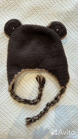 Шапочка вязаная детская