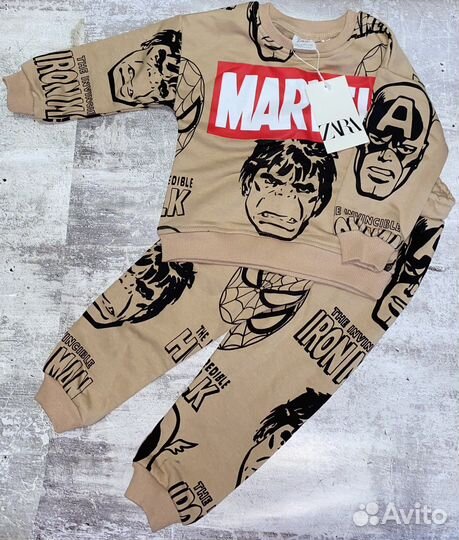 Костюм zara marvel