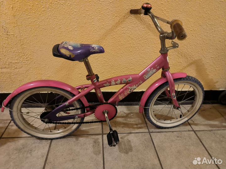 Детский велосипед для девочки 16