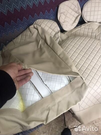 Авточехлы из экокожи Ford focus3