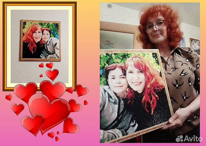 Алмазная мозаика по фото - набор