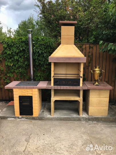 Печь под казан из кирпича шамот с доставкой