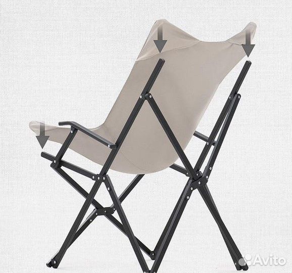 Стул складной Naturehike NH21JJ003, черный, 692759