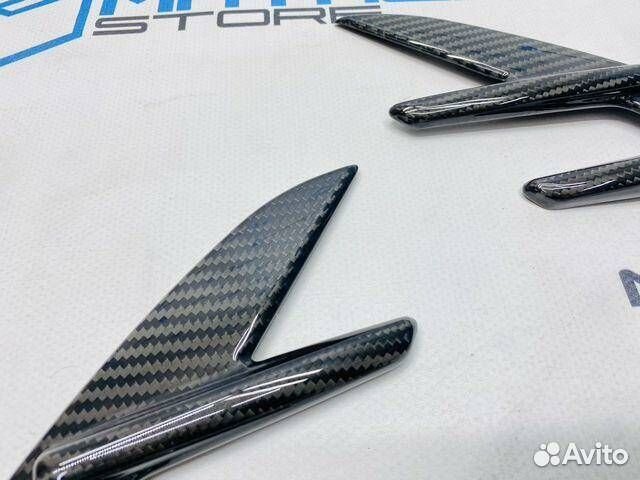 Жабры в крыло BMW M4 G82, сухой карбон