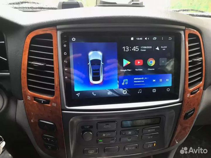 Автомагнитола Teyes на Toyota Land Cruiser 100