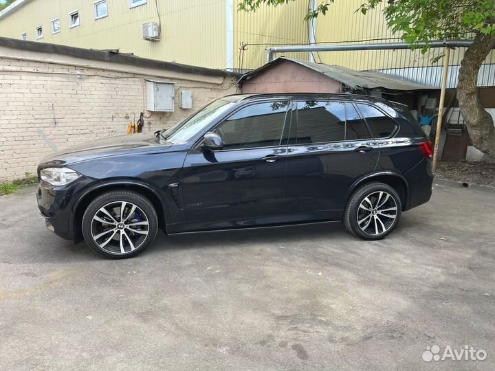 Сплиттеры лезвия порогов BMW X5 F15 M-Pack - под п