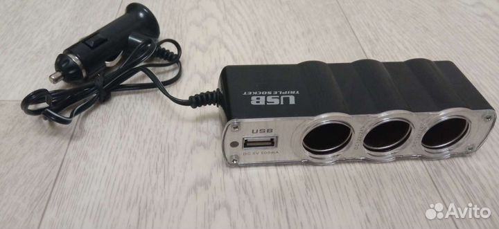 Usb, разветвитель прикуривателя