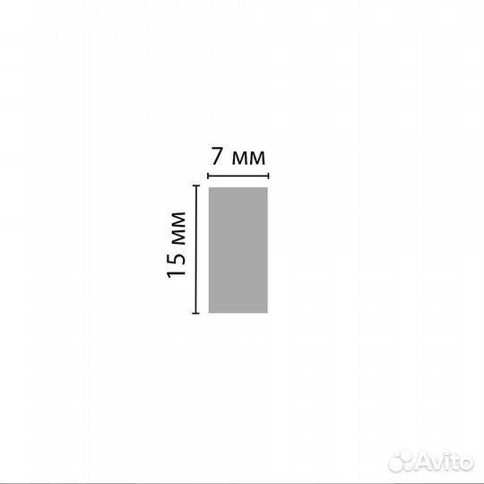 Молдинг decomaster D052-943 дм(15*7*2900 мм)