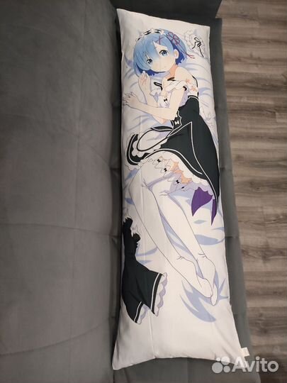 Подушка Дакимакура с наволочкой Новая 150х50см