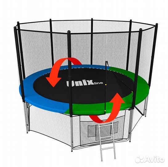 Батут Unix line Classic 8 ft Outside (2,44 м)