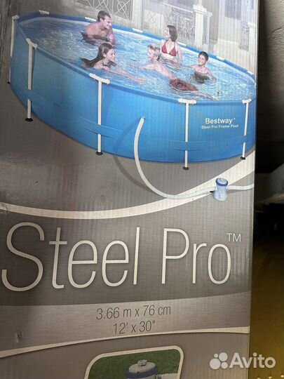 Каркасный бассейн 366 на 76