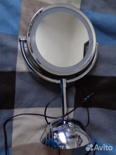 Зеркало Babyliss с подсветкой настольное 8х/1х