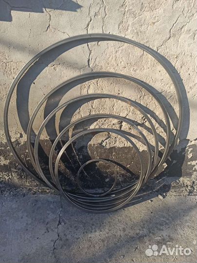 Кольца для подвесного кресла из профильной трубы