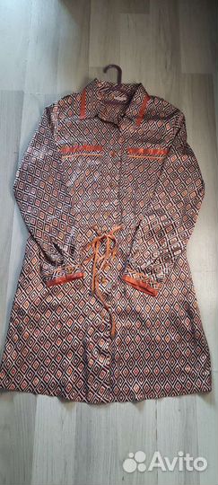 Домашнее шёлковое платье