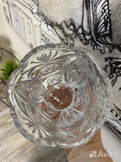 Хрустальная салатница