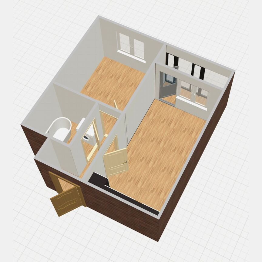 1-к. квартира, 34,4 м², 1/12 эт.