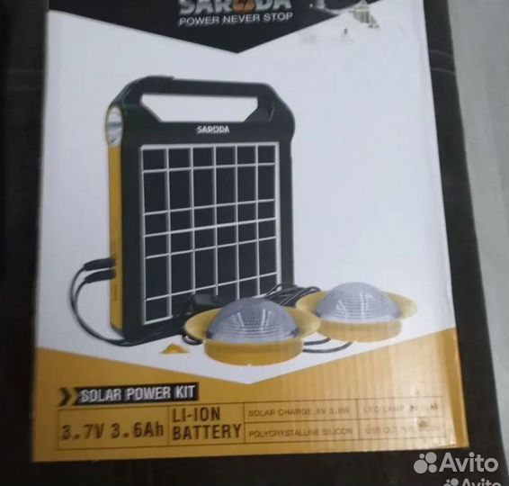 Солнечный энергонабор Saroda power never stop