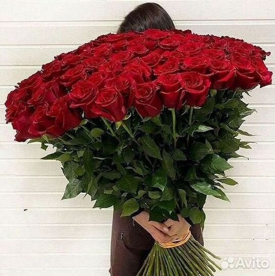 Высокие розы Доставка цветов