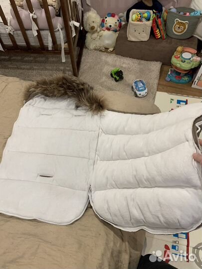 Конверт на выписку зимний, конверт в коляску