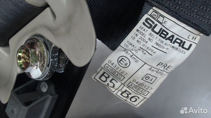Ремень безопасности Subaru Legacy Outback (B13), 2