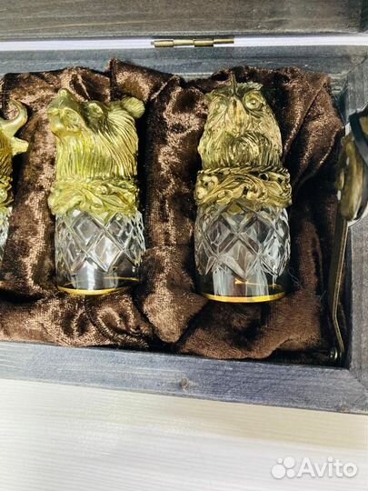 Набор стопок-перевертышей головы животных