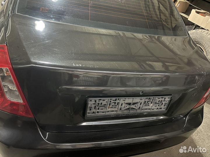Крышка багажника на chevrolet lacetti седан