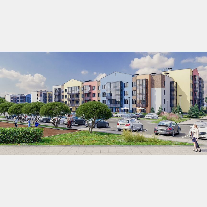 1-к. квартира, 38,4 м², 1/5 эт.