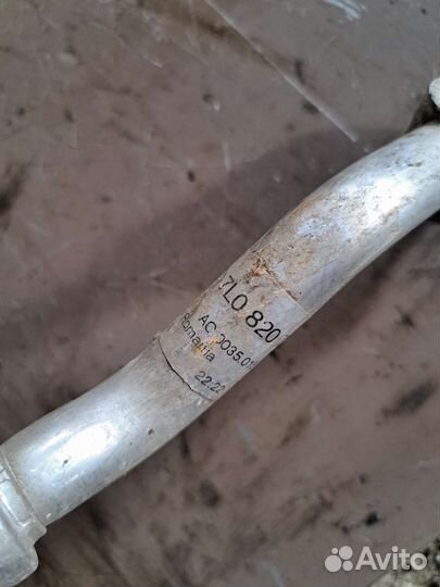 Трубка кондиционера на Porsche Cayenne