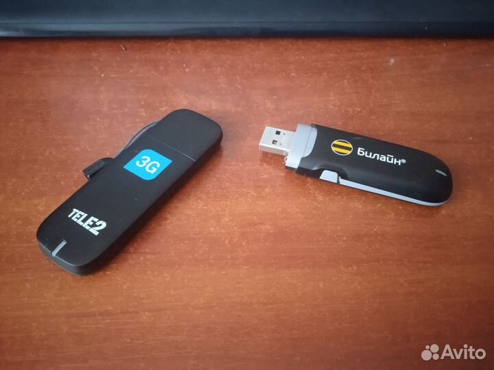 2 USB Модема (Теле 2 и Билайн)