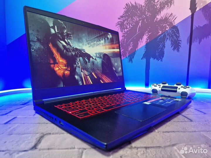 Ноутбук MSI Core i5 16Gb GTX1050Ti SSD IPS 15.6