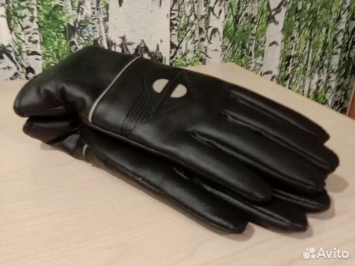 Мужские кожаные перчатки