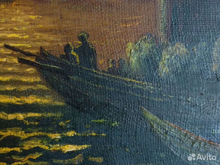 Старинная картина 19 века