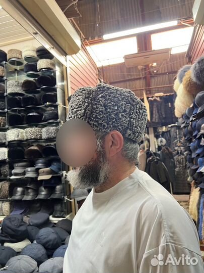 Ушанка каракуль антика