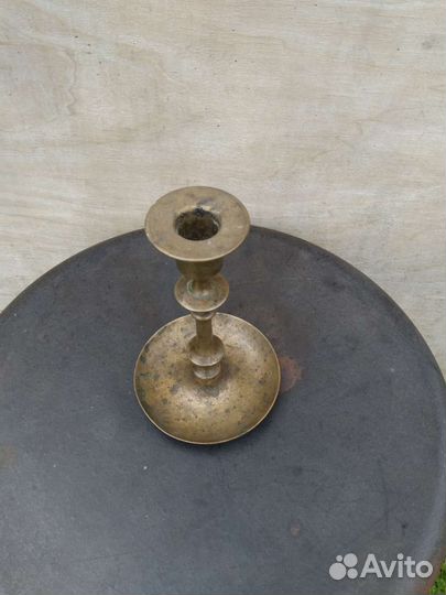 Подсвечник латунь