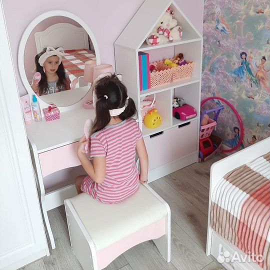 Туалетный столик Овал / Сердце