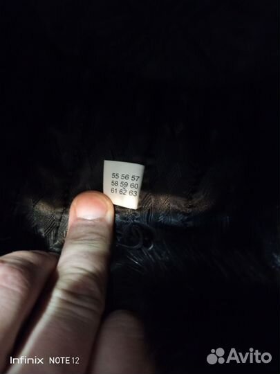 Норковая шапка мужская ушанка новая