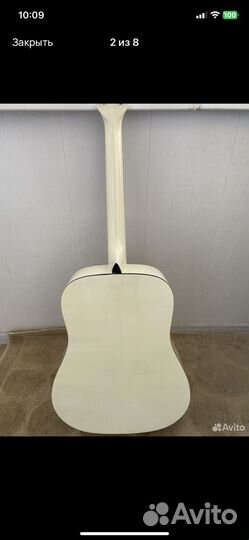 Акустическая гитара Martinez FAW-702 WH