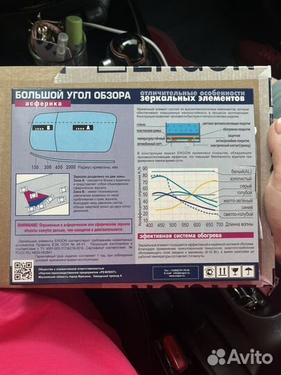 Зеркало заднего вида на Киа Соул