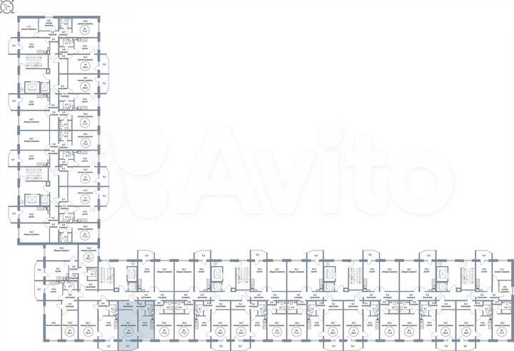 1-к. квартира, 48,4 м², 5/17 эт.