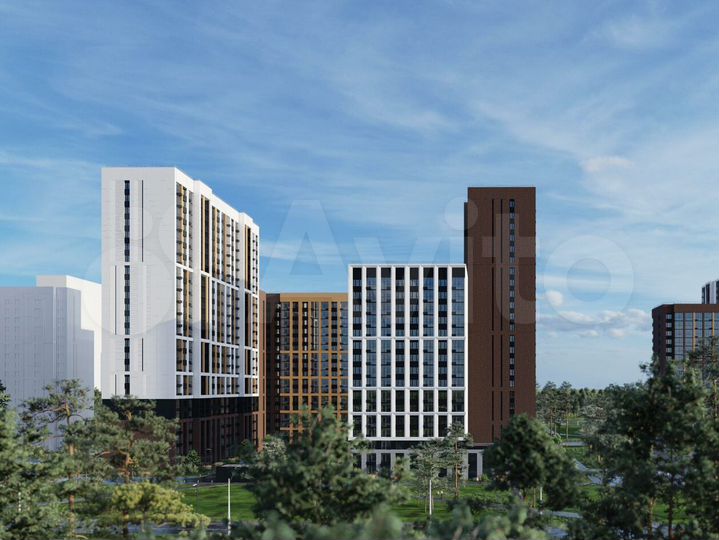 3-к. квартира, 84,2 м², 11/16 эт.