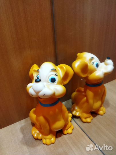 Игрушки резиновые времён СССР, мультяшные