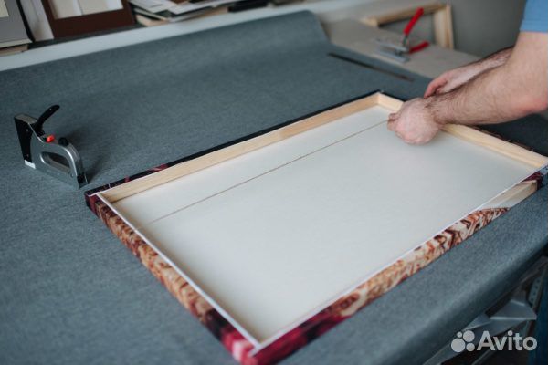 Печать на холсте + галерейная натяжка