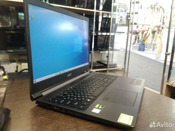 Игровой acer Aspire 7 на i7 9750H/ GTX1650 4Gb