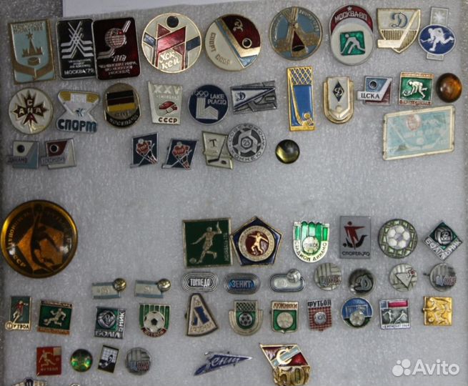 Значки Спорт СССР Футбол Хоккей Мишка Олимпийский