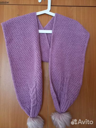 Комплект шапка и шарф