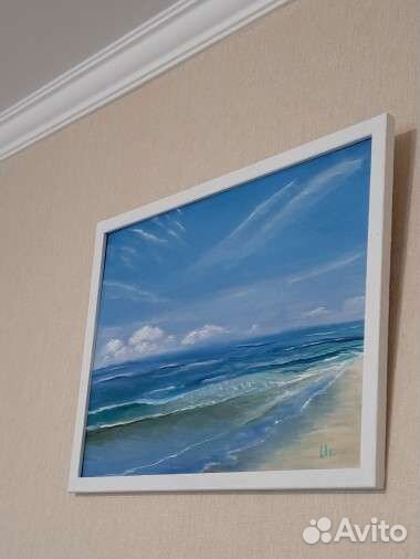 Картина маслом.Море