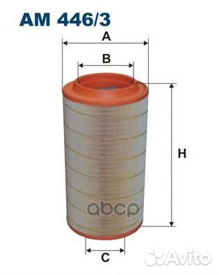 Фильтр возд.MAN TGA 2000 AM446/3 Filtron
