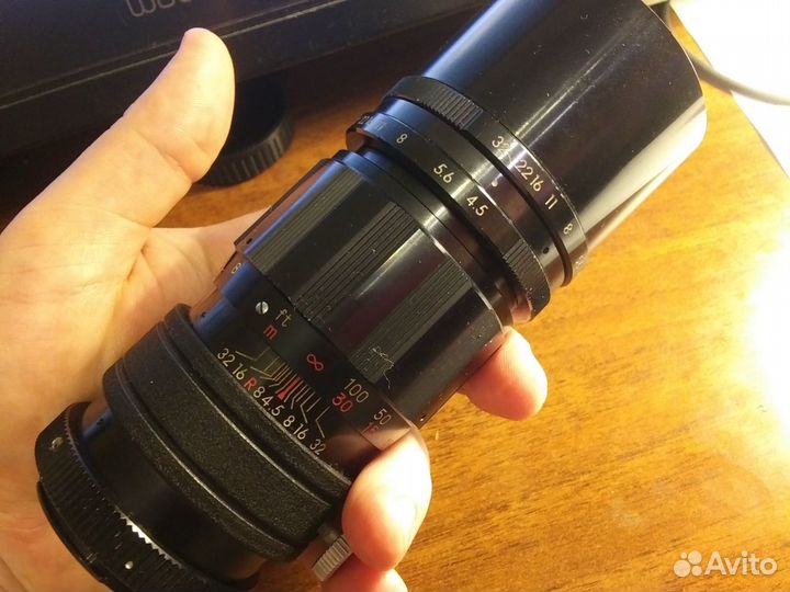 Spiratone TC 200mm 4.5 Nikon F 16 лепестков